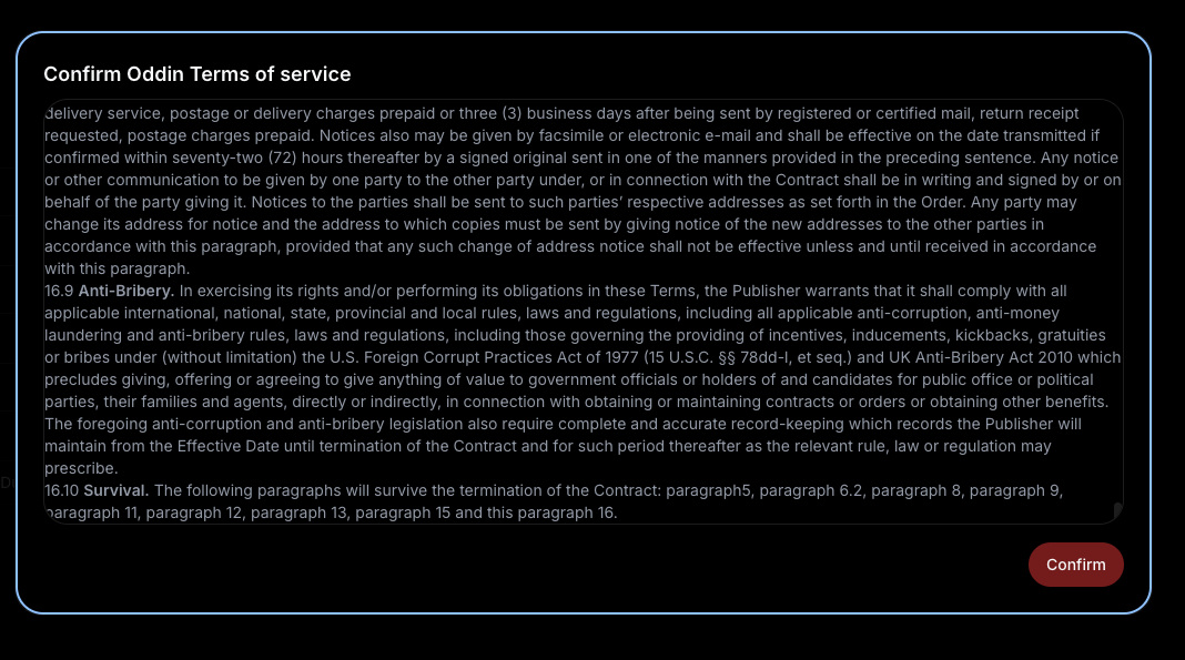 Terms of Service